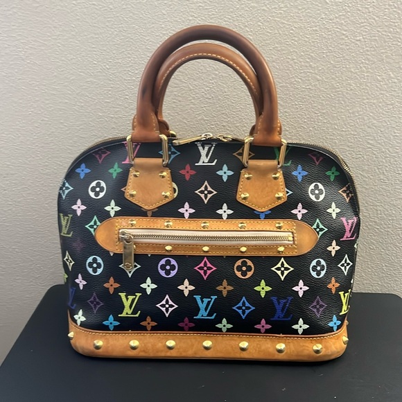 Louis Vuitton Monogram Multicolor Coated Canvas Top Handle Bag - Picture 1 of 16